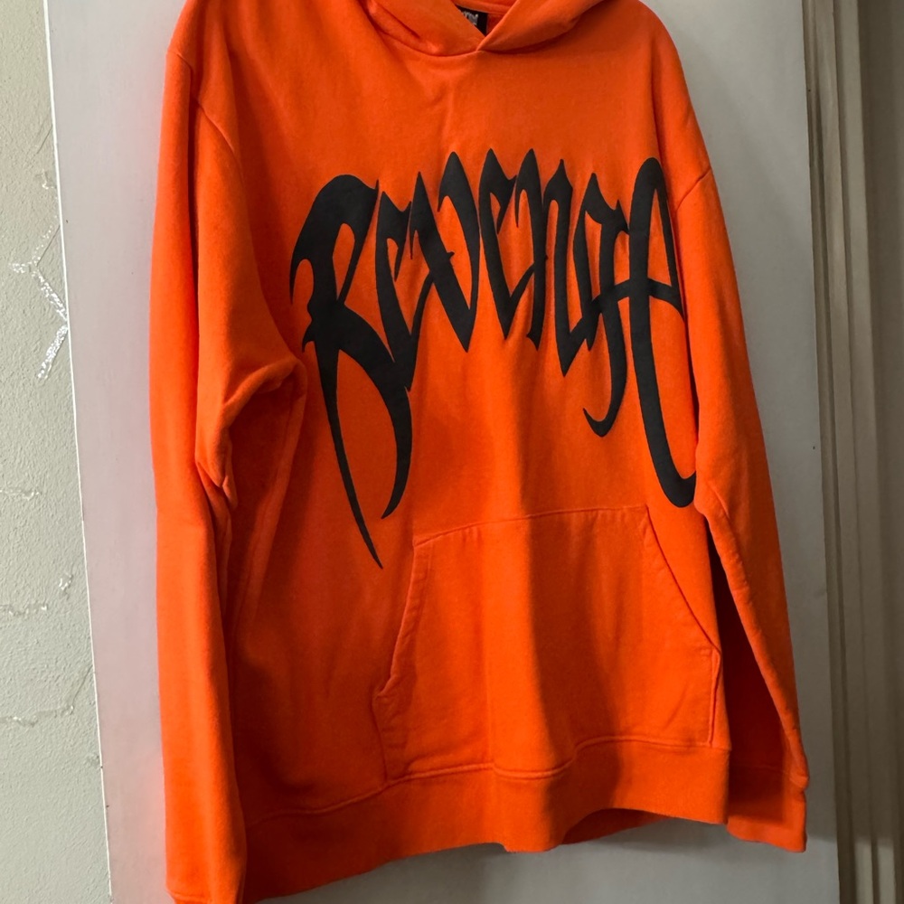 Revenge Clothing Orange and Black Sweatshirt